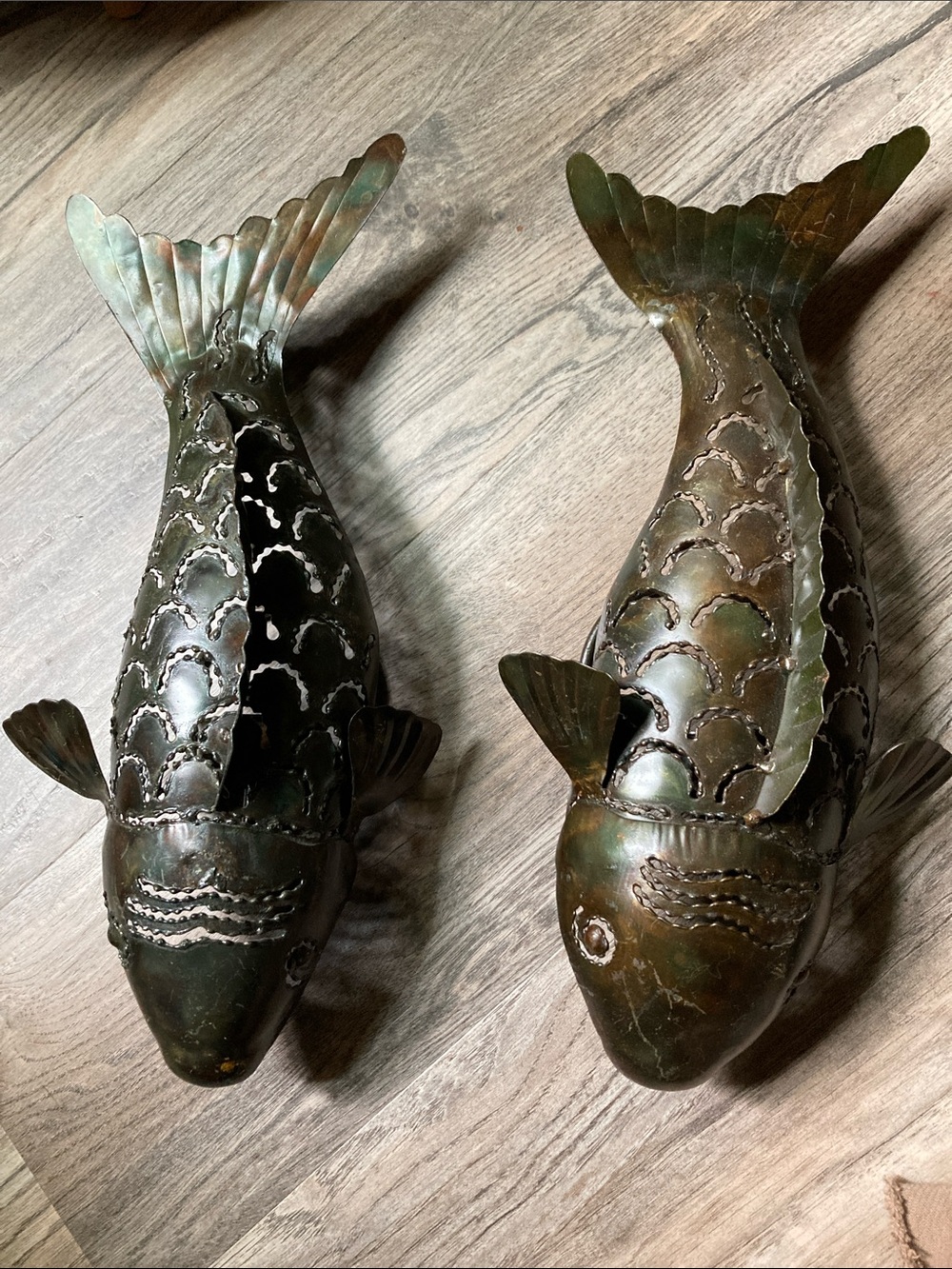 Coyfish Metal Tea Light Wall Sconce